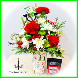 Cup of Holiday Cheer From The Flower Loft, your florist in Wilmington, IL